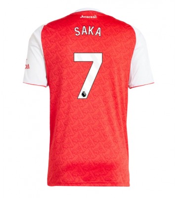 Arsenal Bukayo Saka #7 Primera Equipación 2025-26 Manga Corta
